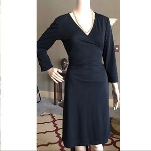 New York & Co. Black Wrap Around Dress Siz…